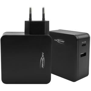 USB-Steckdosenadapter HOME CHARGER 247PD, schwarz ANSMANN 1001-0095 (4013674161652)