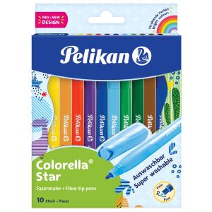 Fasermaler colorella star, 10er Kartonetui Pelikan 300009805 (4012700822291)