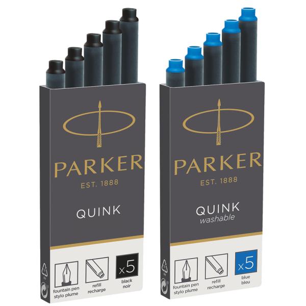 Parker 1950384 Tintenpatronen Für Füller Blau 5 St. (3501179503844)