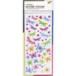 Glitzer-Sticker 'Exotic' folia 1414 (4001868098181)
