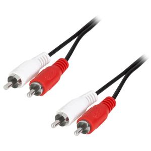 Audiokabel, 2x Cinchstecker - 2x Cinchstecker, 10 m LogiLink CA1041 (4052792008753)