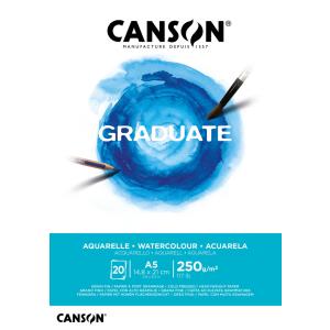 Studienblock GRADUATE AQUARELLE, DIN A5 CANSON C400110373 (3148950020390)