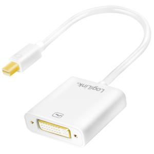 Adapter, Mini DisplayPort Stecker - 24+5 Pol DVI LogiLink CV0037 (4260113570098)
