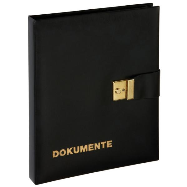 Dokumentenmappe, Kunstleder, DIN A4, schwarz PAGNA 30503-01 (4009212250865)