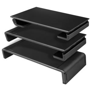 Monitorständer, Breite einstellbar, 3x USB, schwarz LogiLink BP0141 (4052792061444)