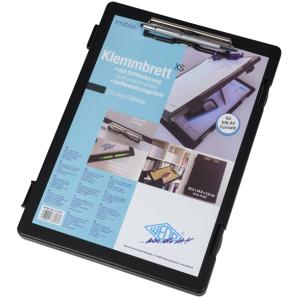 Klemmbrett XS, mit Aufbewahrungsfach, DIN A4, schwarz WEDO 57 5001 (4003801869162)