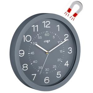 CEP Wanduhr mineral, Quarzuhr, magnetisch, grau cep 2008210201 (3462159015408)