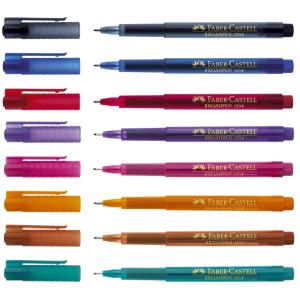 FABER-CASTELL Fineliner BROADPEN, rot Faber-Castell 155421 (4005401554219)