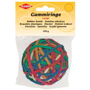 Gummibänder-Ball, farbig sortiert KLEIBER 52417 (4009691524174)