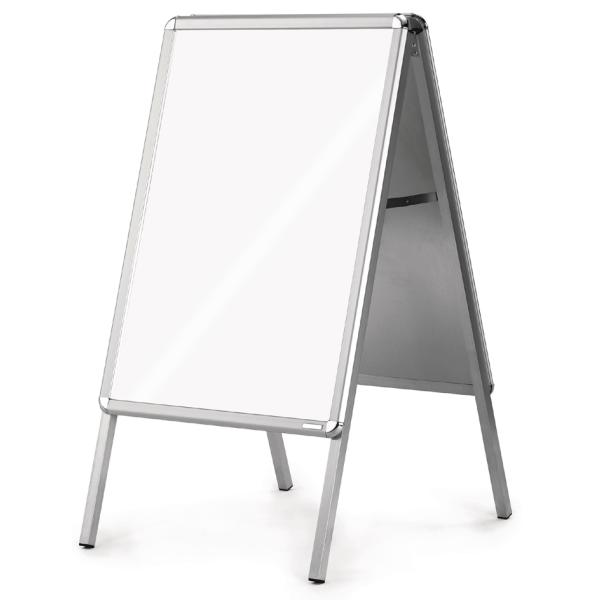 Plakatständer SP A2, silber/ silber eloxiert magnetoplan 500015 (4013695030111)