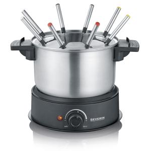 Fondue FO 2470, Edelstahl/ schwarz SEVERIN (4008146036903)