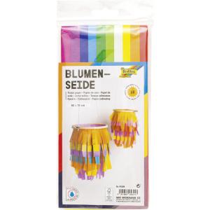 Blumenseide 50x70 cm 5 Bogen farbig sortiert FOLIA 91025 (4001868910254)