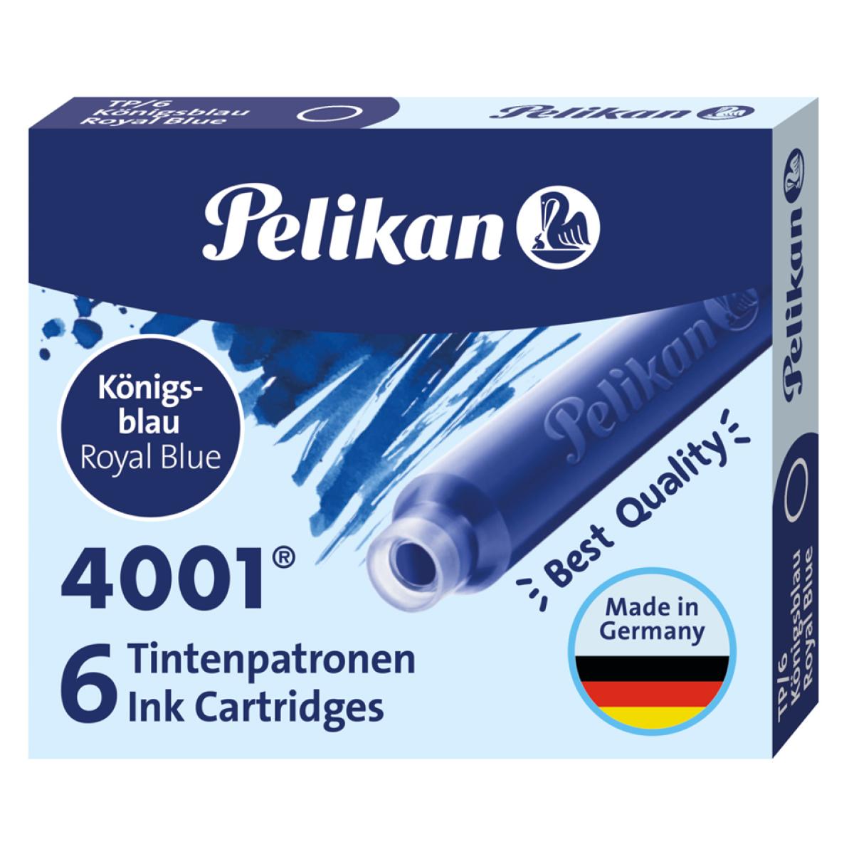 Tintenpatronen 4001 TP/ 6, brillant-schwarz Pelikan 301218 (4012700301215)