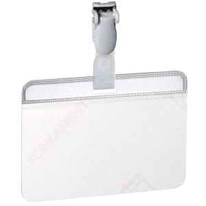 Laminier-Namensschild, mit Clip, 90 x 54 mm DURABLE 8149-19 (4005546805719)