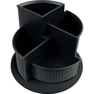 Multiköcher 'the hub line', 4 Fächer, schwarz, drehbar helit H6390595 (4012086043099)