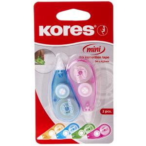Einweg-Korrekturroller 'MINI', 5 mm x 5 m, Blister Kores KR84121 (9023800841216)
