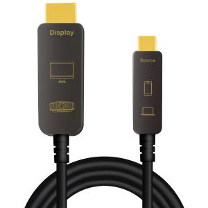 USB-C AOC Hybrid Glasfaserkabel, 4K/ 60Hz, 15 m LogiLink CUF0101 (4052792063226)