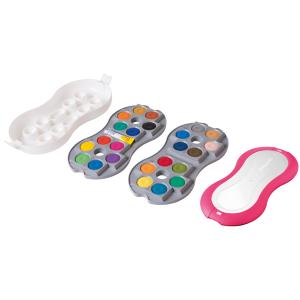 Deckfarbkasten Space+, 12 Farben, pink Pelikan 100401618 (4012700724625)