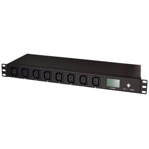 LogiLink IP Steckdosenleiste, 8-fach, 1 HE, schwarz PDU8S01 (4052792075656)