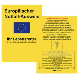 RNK Europäischer Notfallausweis, 105 x 75 mm, im Display 2521 (4002871252102)