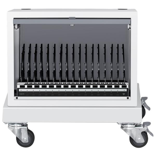 Ladeschrank für USB-C Geräte, 15 Ladeplätze, grau LogiLink SCS0104 (4052792075489)