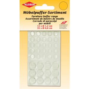 Möbelpuffer-Sortiment, transparent KLEIBER 52105 (4009691521050)