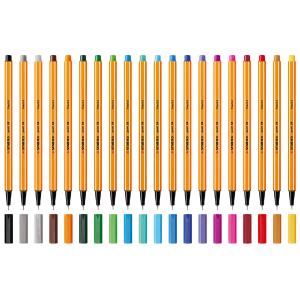 Fineliner point 88, schwarzgrau STABILO 88/97 (4006381493369)
