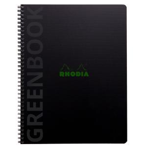 Collegeblock GREENBOOK, DIN A4+, liniert, schwarz RHODIA 119914C (3037921199145)