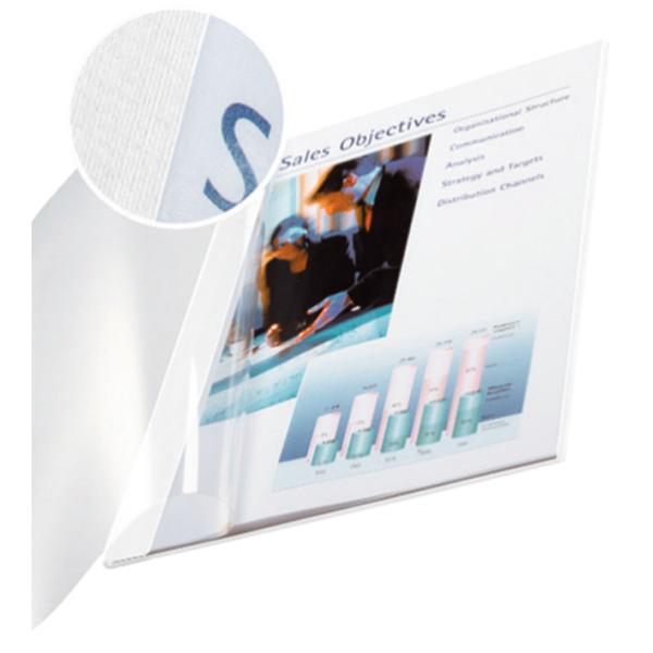 Buchbindemappe impressBind, A4, 10, 5 mm, weiß, Soft LEITZ 7414-00-01 (4002432373710)