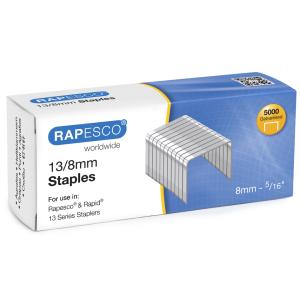 Heftklammern für Handtacker 13/ 8 mm, verzinkt RAPESCO S13080Z3 (5018505555074)
