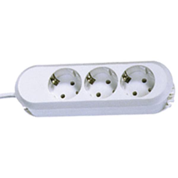 Steckdosenleiste 'SMART', 3-fach, weiß BACHMANN 387.272 (4016514003884)