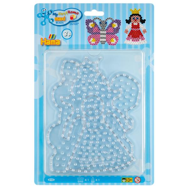 Hama Stiftplatten 'Schmetterling, Prinzessin', im Blister 8102 (0028178081027)