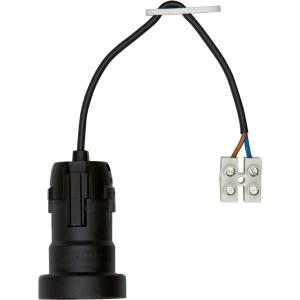 Leuchtenfassung E27 Kunststoff, mit Kabel 0, 2 m BACHMANN (641.1701)