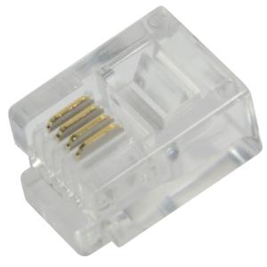LogiLink RJ11 Stecker für Flachbandkabel, ungeschirmt MP0018 (4260113573877)