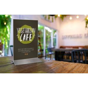 Tischaufsteller POSTER FRAMES, A5, mit Metallfuß Securit PFT-ACM-A5 (8719075285695)