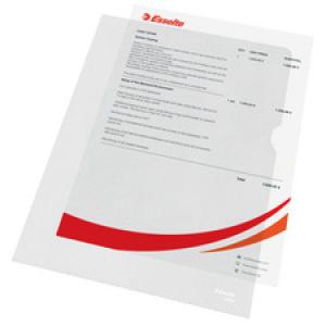 Sichthülle Standard Plus A4, PP genarbt 100 Stück farblos Esselte 54832 (4001536548321)