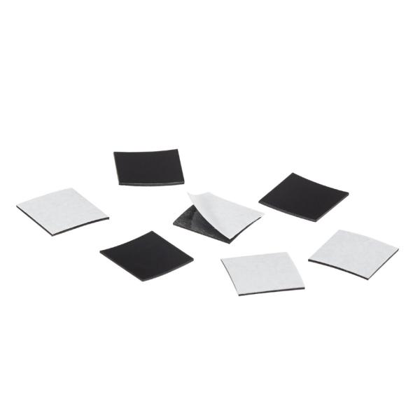 Takkis, 20 x 20 mm, selbstklebend, schwarz magnetoplan 15502 (4013695022482)