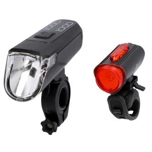 Akku-USB-LED-Beleuchtungs-Set TWIN, 60/ 30/ 15 Lux FISCHER 50565 (4008153505652)