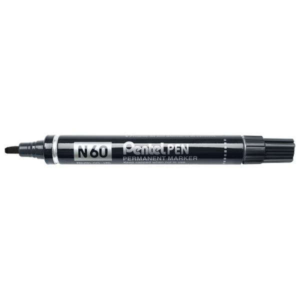 Permanent-Marker N60, blau, Keilpsitze Pentel N60-CE (3474370160027)