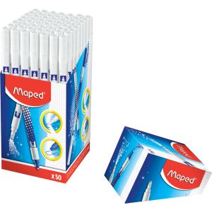 Tintenlöscher, 2 Spitzen, 50er Display Maped 128010 (3154141280108)