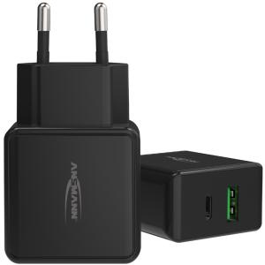 USB-Steckdosenadapter Home Charger HC218PD, 2x USB ANSMANN 1001-0109 (4013674176557)
