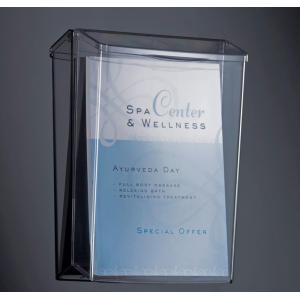 Wand-Prospekthalter 'acrylic', Acryl, DIN A4 sigel LH325 (4004360880827)