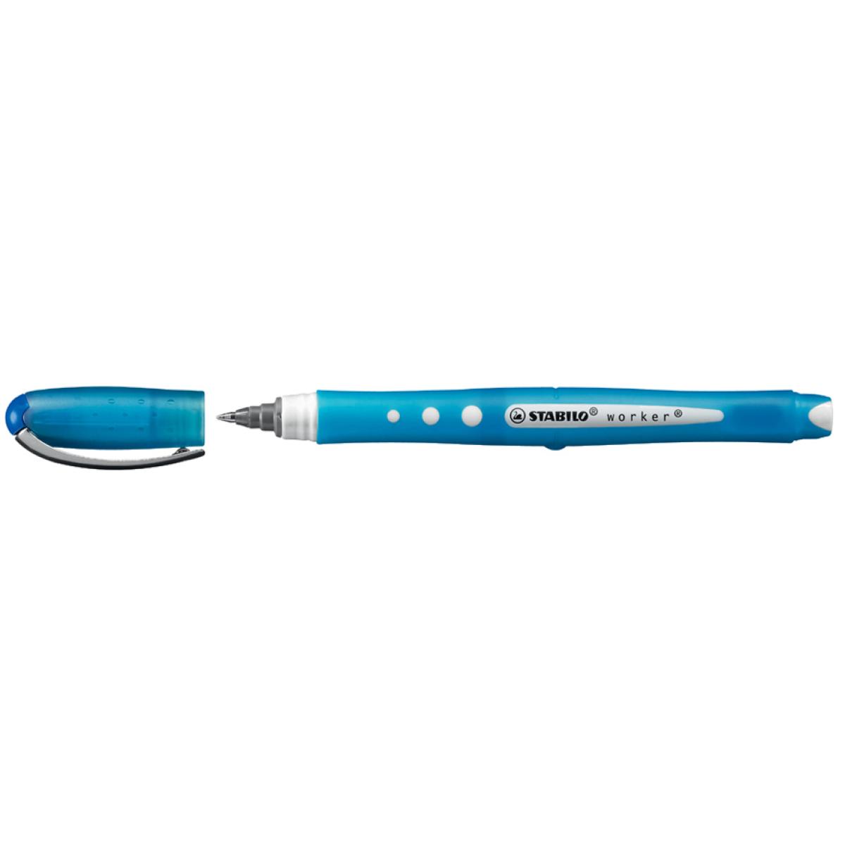 Stabilo Worker Colorful Tintenroller 0,5 Mm, Schreibfarbe: Blau, 1 St. 2019/41