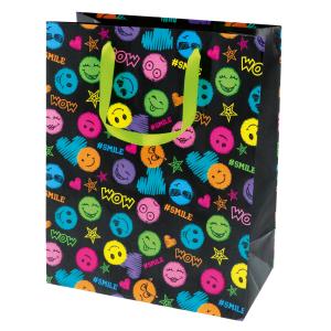 Geschenktüte 'Smile black' SUSY CARD 40057286 (4050498340375)