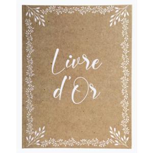 Gästebuch 'Livre d'Or', 220 x 270 mm, braun EXACOMPTA 47234E (3130630472346)