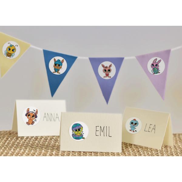 ZDesign Oster-Sticker 'Glubschies' AVERY Zweckform 39222 (4004182392225)