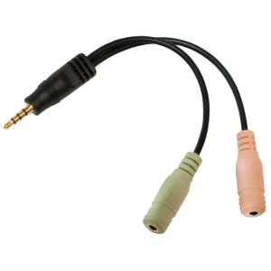 Audiokabel, Klinkenstecker - 2 x Klinkenkupplung LogiLink CA0021 (4052792028812)