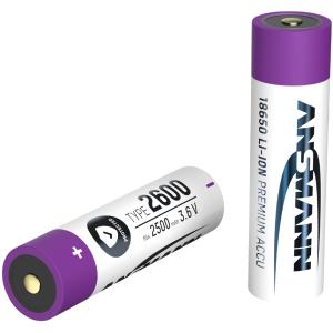 Li-Ion Akku 18650, 3, 6 V, 3500 mAh ANSMANN 1307-0001 (4013674118564)