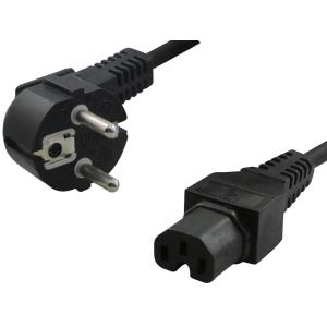 Schutzkontakt-Stromkabel, 2, 0 m, einseitig LogiLink CP105 (4052792030808)