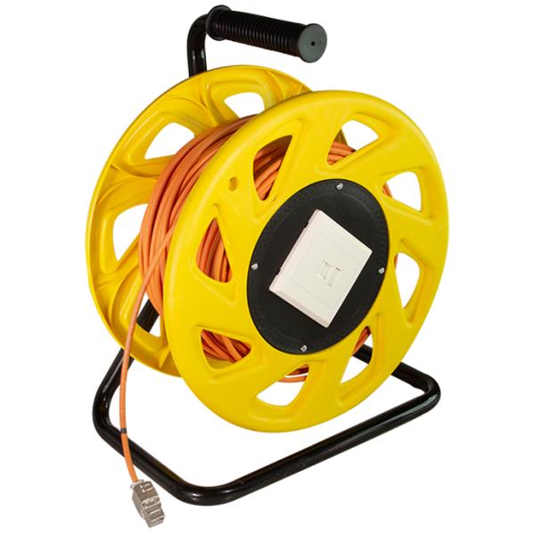 LogiLink Netzwerk Kabeltrommel, Kat. 6A, S/ FTP, 500 MHz, 60m CQ3060S (4052792039856)